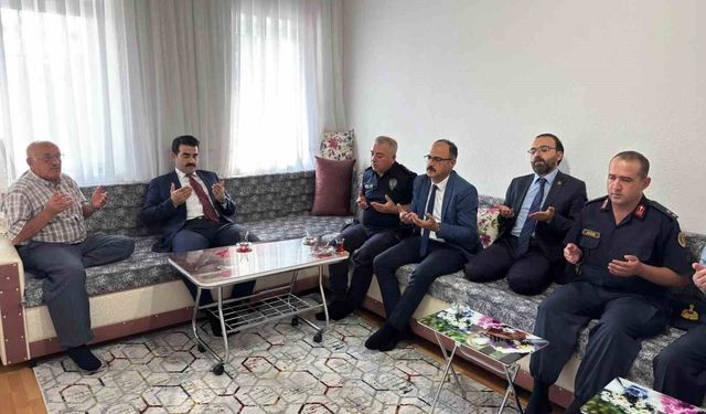 Tomarza'da Gaziler Günü'nde anlamlı ziyaret