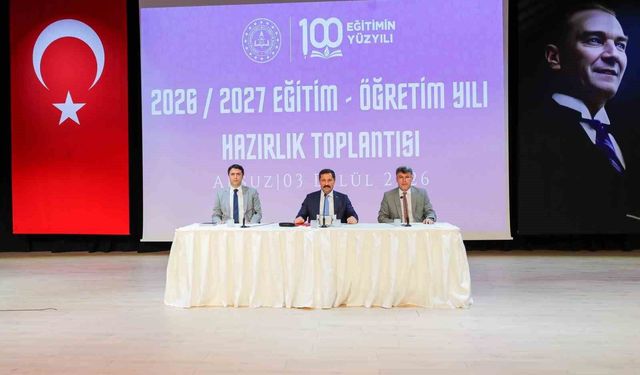 Vali Masatlı başkanlığında 2026-2027 eğitim öğretim yılı hazırlık toplantısı gerçekleştirildi