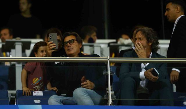 Vincenzo Montella, Kasımpaşa - Konyaspor maçını takip etti