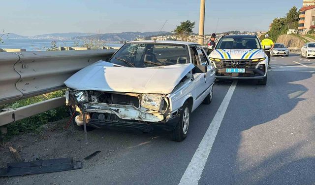 Yola fırlayan köpek kazaya neden oldu: 5 yaralı