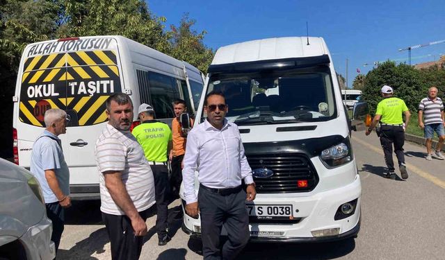 Zonguldak'ta öğrencilerin güvenliği için servis araçlarına sıkı denetim