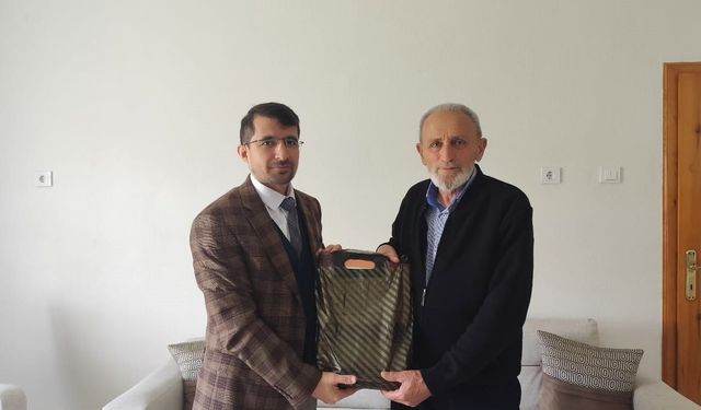 Aydıntepe'de emekli din görevlileri ziyaret edildi