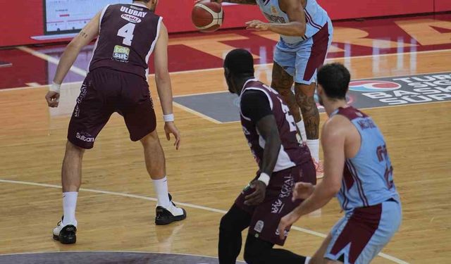 Basketbol Süper Ligi: Trabzonspor: 83 - Bordo Bandırma: 80