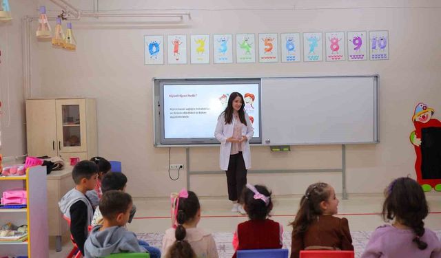 Bayburt'ta öğrenciler sağlık konusunda bilgilendirildi