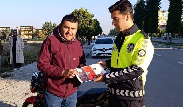Beyşehir'de 'Trafikte Beni Görün' farkındalığı