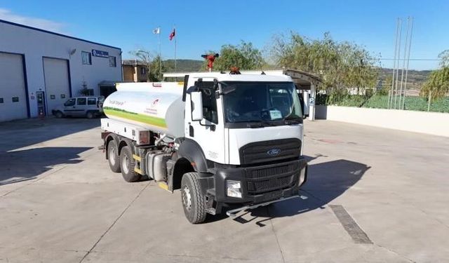 Bilecik İl Özel İdaresi'nin araç filosuna yeni su tankeri