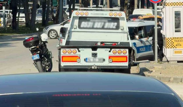Bolu'da oto kurtarıcıya başka plaka takan sürücüye 186 bin lira ceza