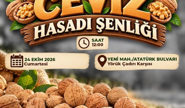 Çameli'de Ceviz Hasat Şenliği coşkusu yaşanacak