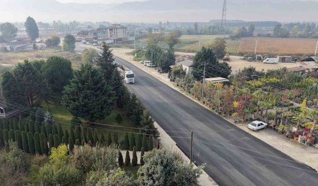 Düzce'de 55 bin ton asfalt serildi