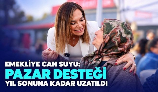 Emeklilere aylık bin 750 TL pazar desteği yıl sonuna kadar uzatıldı