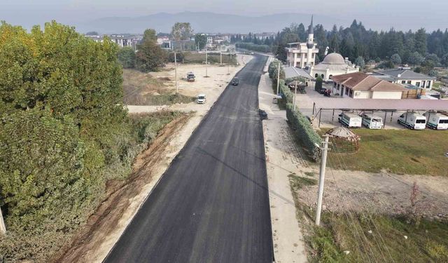 Gazhane Caddesi iki günde asfaltlandı
