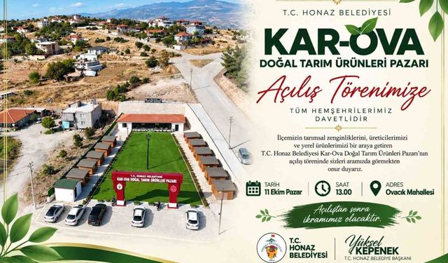 Honaz'da kadın üreticilerin işleteceği Kar-Ova tesisleri açılıyor