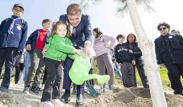 İzmir'de hafriyat toprağına doğa dostu yönetim