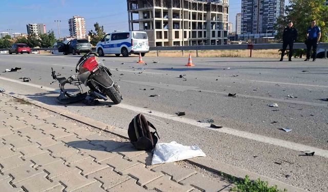 Karaman'da cipin çarptığı 15 yaşındaki elektrikli bisiklet sürücüsü kurtarılamadı