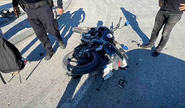 Karaman'da motosiklet kazası: 1 yaralı