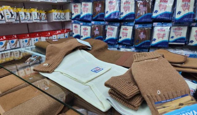 Kış aylarında yün ürünlere ilgi artıyor