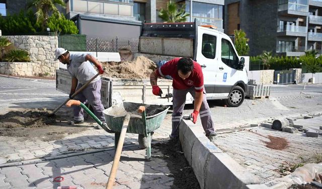 Kuşadası'nda 12 bin metrekarelik yol çalışması tamamlandı