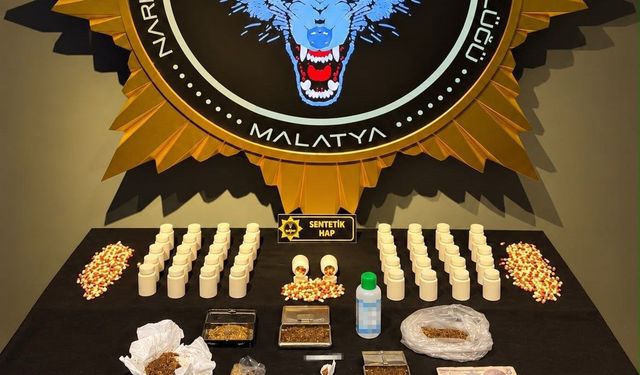 Malatya'da uyuşturucu operasyonunda 10 tutuklama