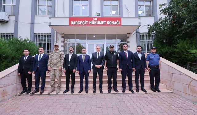 Mardin Valisi Akkoyun, Dargeçit ilçesinde incelemelerde bulundu