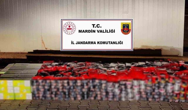 Mardin'de 5 milyon liralık kaçak ürün ele geçirildi