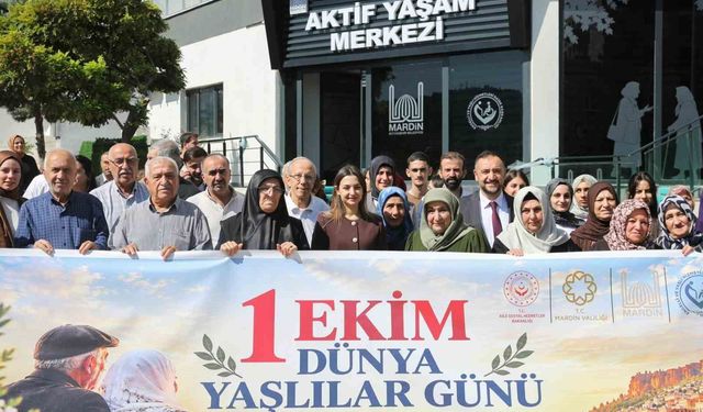 Mardin'de Dünya Yaşlılar Günü etkinliği