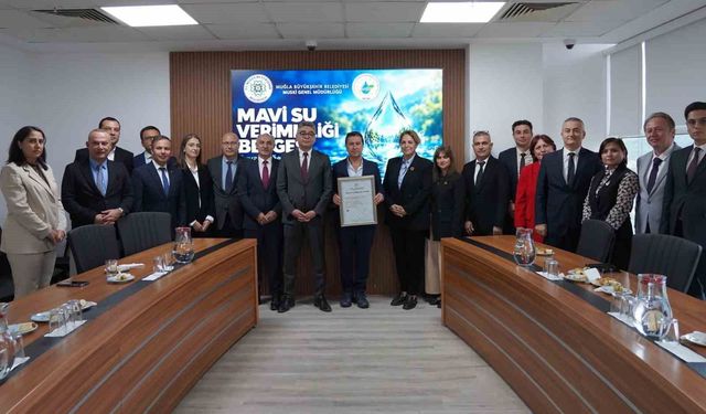 MUSKİ 'Mavi Belge' alan ilk kurumlardan oldu