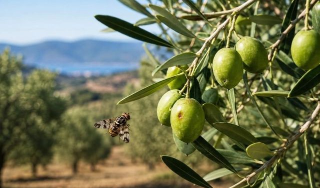 Salihli'de zeytin üreticilerine sinek uyarısı