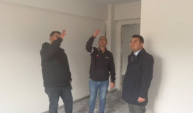 Şeyh Edebali Özel Bakım Merkezi inşaatında inceleme