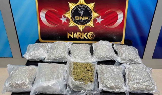 Siirt'te 5 kilo 600 gram skunk ele geçirildi
