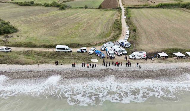 Sinop'ta kayıp polis için seferberlik