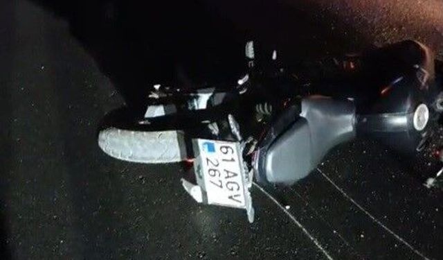 Taksinin çarptığı motosiklet sürücüsü hayatını kaybetti