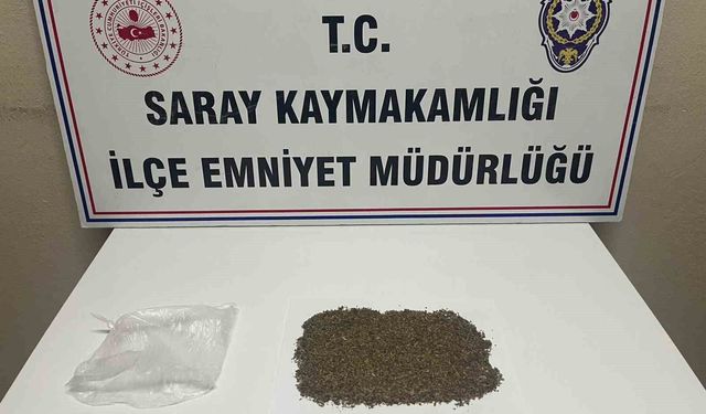 Tekirdağ'da narkotik uygulamalarında 32,5 gram bonzai ele geçirildi