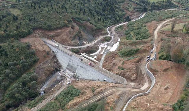 Uçarsu Göleti Trabzon'un su ihtiyacına nefes olacak