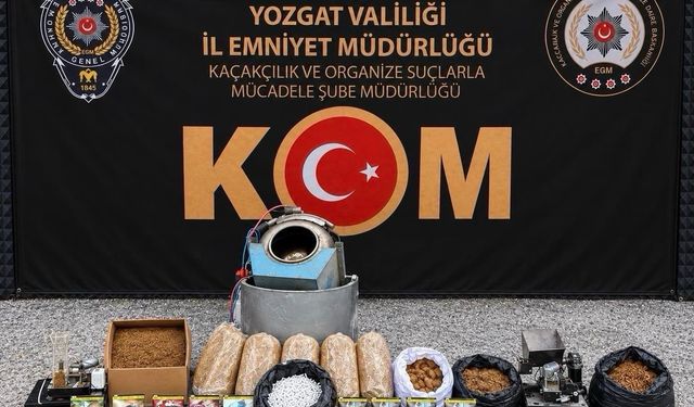 Yozgat'ta 3 bin 500 adet makaron ele geçirildi
