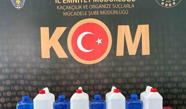 Yozgat'ta 30 litre kaçak etil alkol ele geçirildi