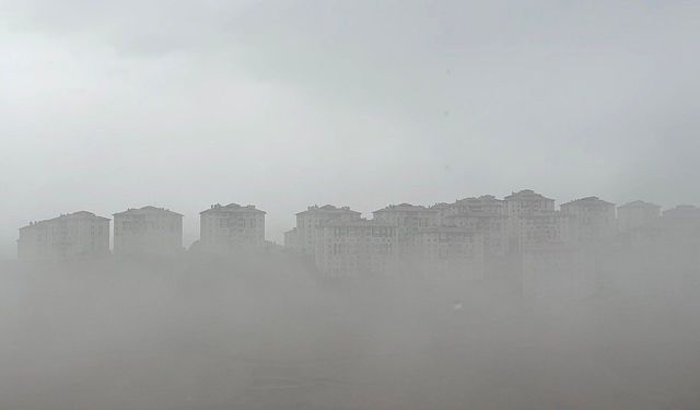 Yüksekova'da yoğun sis etkisini sürdürüyor