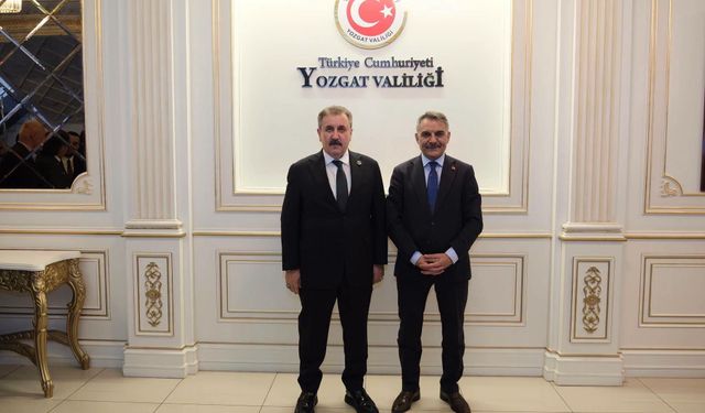 BBP Lideri Mustafa Destici Yozgat Valiliği'nde