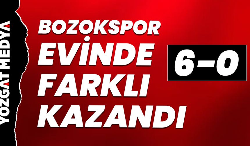 Bozokspor - Yahşihanspor (6-0) Maç Sonucu