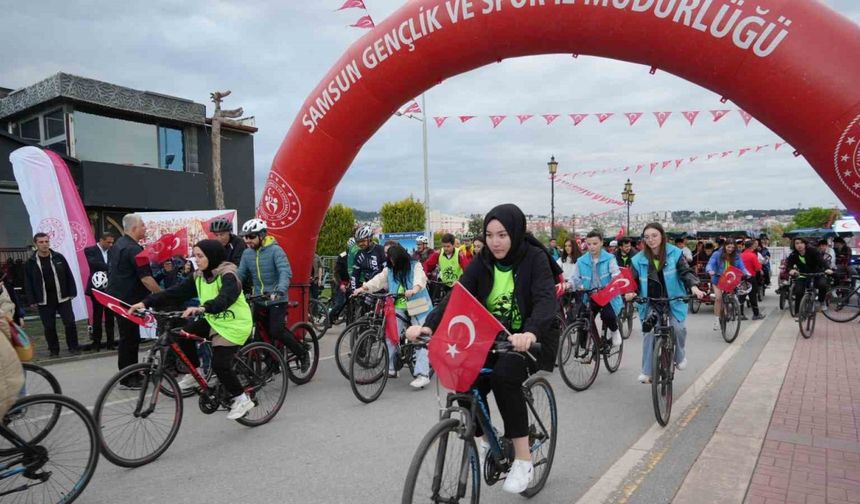 Samsun’da 19 Mayıs Bisiklet Turu