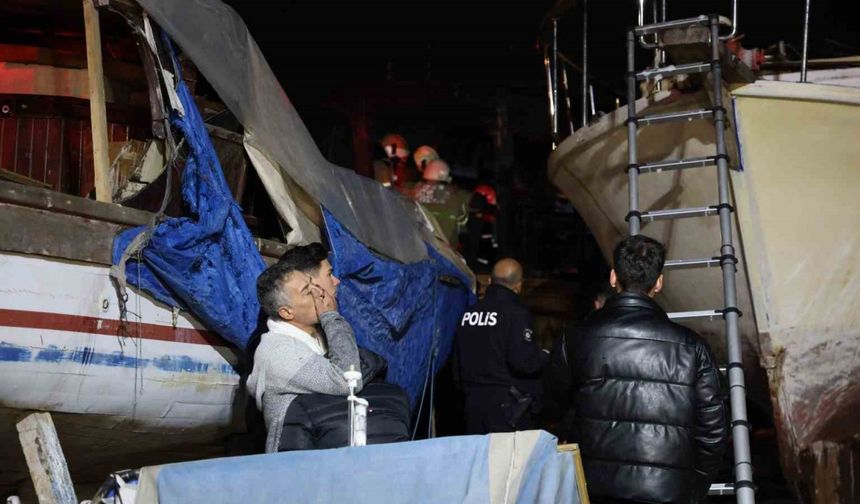 İzmir’de balıkçı teknesinde tüp patladı: 1 ölü