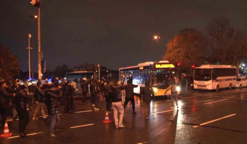 Özel halk otobüsü esnafından Saraçhane’de İBB’ye protesto