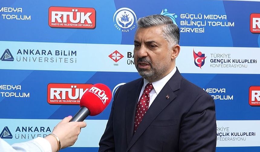 RTÜK Başkanı Şahin’den ‘Güçlü Medya Bilinçli Toplum Zirvesi’ değerlendirmesi
