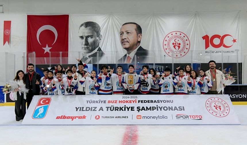 2024-2025 Sezonu Buz Hokeyi U14 Yıldız A Türkiye Şampiyonu Samsun Takımı oldu