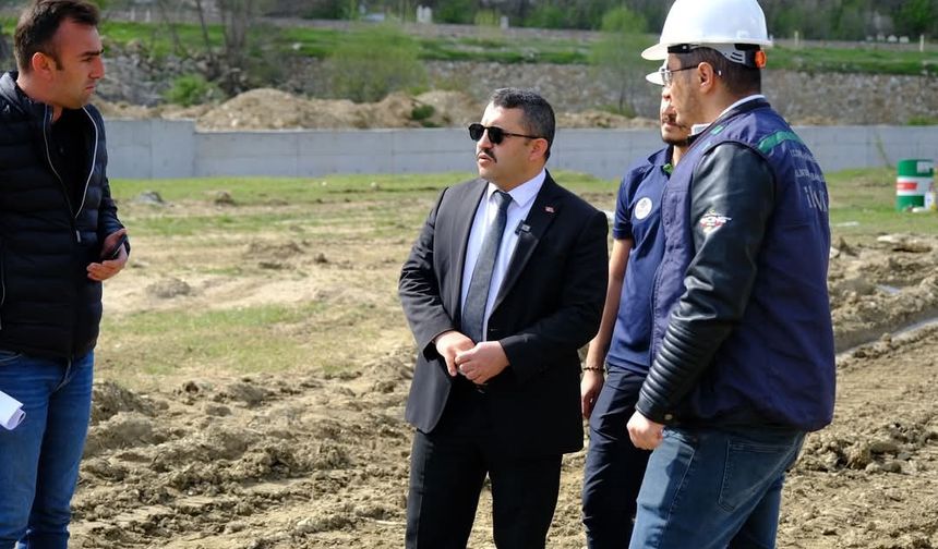 Akdağmadeni Atık Su Arıtma Tesisi çalışmaları sürdürülüyor