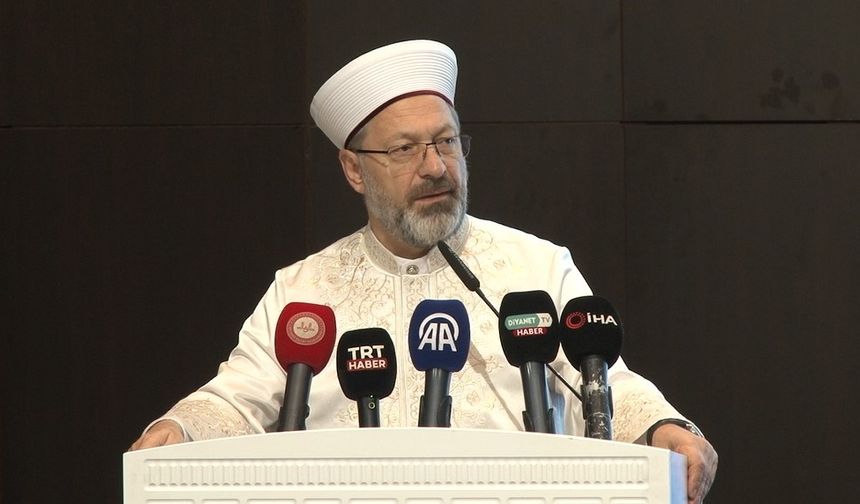 Ali Erbaş: "İnsanlık, cinsiyetsiz bir toplum oluşturma çabası içine giren sapkın bir anlayışla karşı karşıyadır"