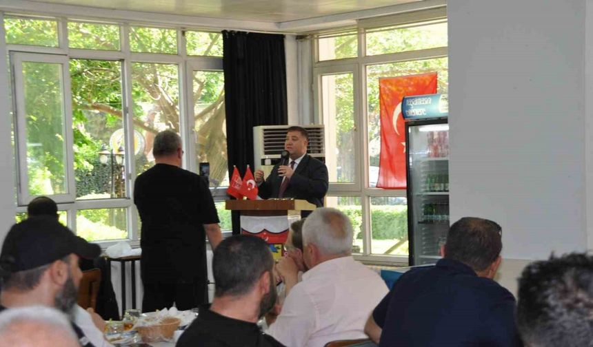 Başkan Özkan, taksici esnafıyla istişare toplantısında buluştu