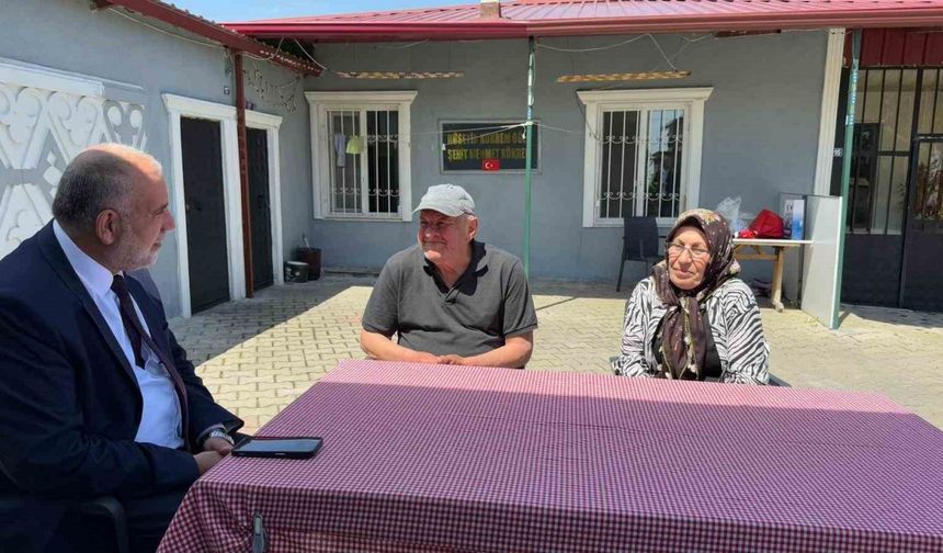 Başkan Sandıkçı’dan şehit annelerine anlamlı ziyaret