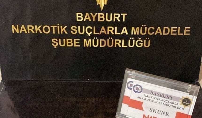 Bayburt’ta 2 şüpheliye uyuşturucu kullanmaktan işlem yapıldı