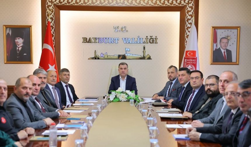 Bayburt’ta 2025 Yılı İl Su Kurulu Toplantısı yapıldı