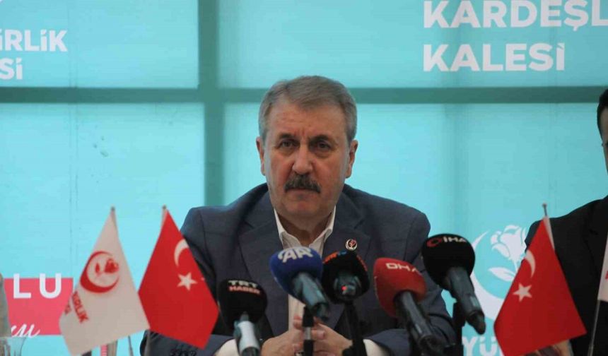 BBP Genel Başkanı Destici: "İki suç için idam cezası geri getirilmelidir"
